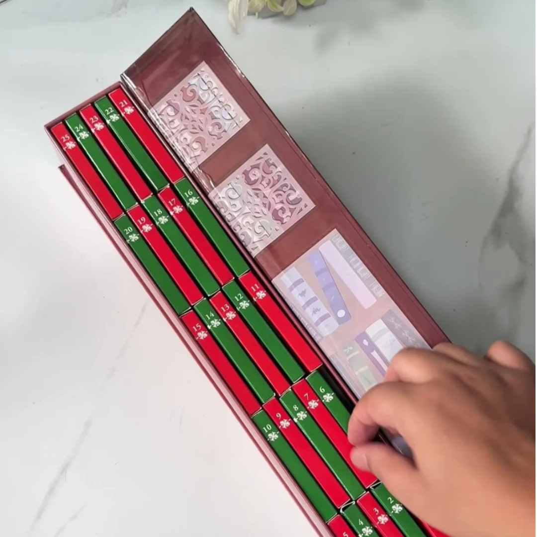 Mini-Buch-Ornament-Adventskalender