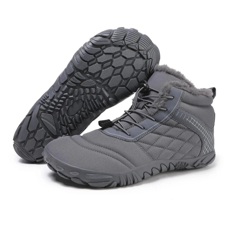 Cryon Step - Gefütterte Anti-Rutsch & Wasserdichte Winter Barfuss Schuhe (UNISEX)