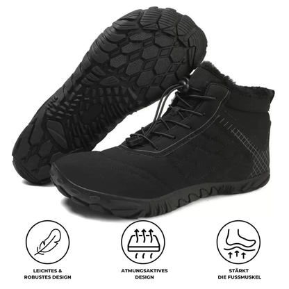 Cryon Step - Gefütterte Anti-Rutsch & Wasserdichte Winter Barfuss Schuhe (UNISEX)