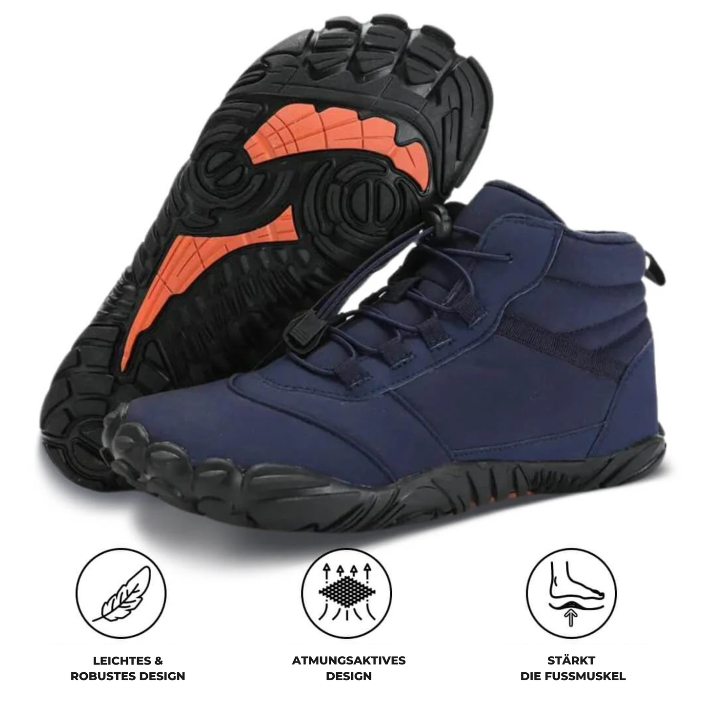 Glacier Pro  - Anti-Rutsch & Wasserdichte Winter Barfuss Schuhe (UNISEX)