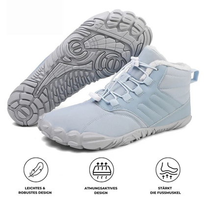 Nordic Flow - Gefütterte Anti-Rutsch & Wasserdichte Winter Barfuss Schuhe (UNISEX)