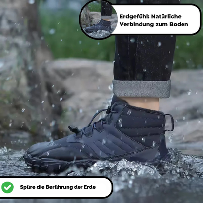 Nordic Flow - Gefütterte Anti-Rutsch & Wasserdichte Winter Barfuss Schuhe (UNISEX)